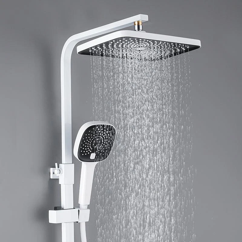 Modern Pressure Balanced Diverter Valve Shower Tap Adjustable Shower System -Bathlova