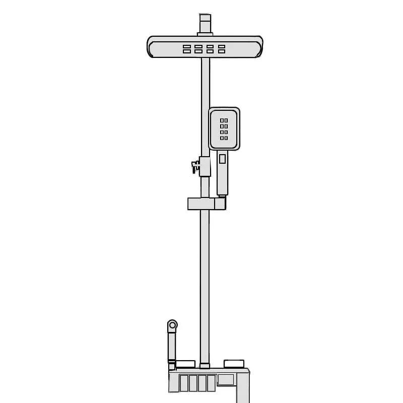 Modern Pressure Balanced Diverter Valve Shower Tap Adjustable Shower System -Bathlova