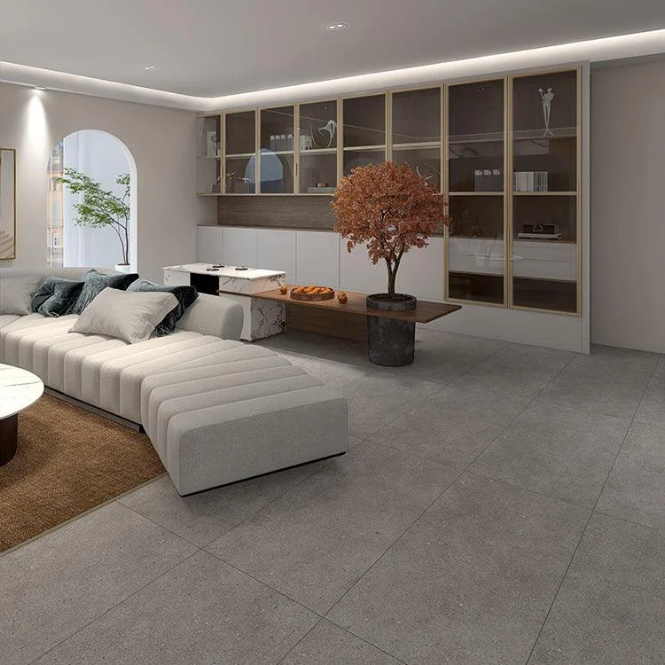 Modern Rectangle Tile Porcelain Plain Frosted Floor and Wall Tile -Bathlova