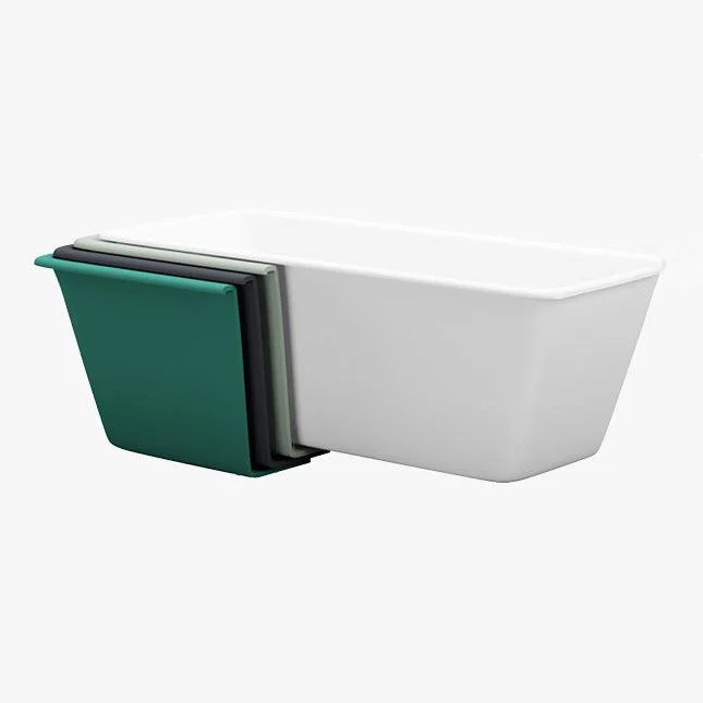 Modern Rectangular Drop-in Bathtub Acrylic White Bath Tub for Home -Bathlova