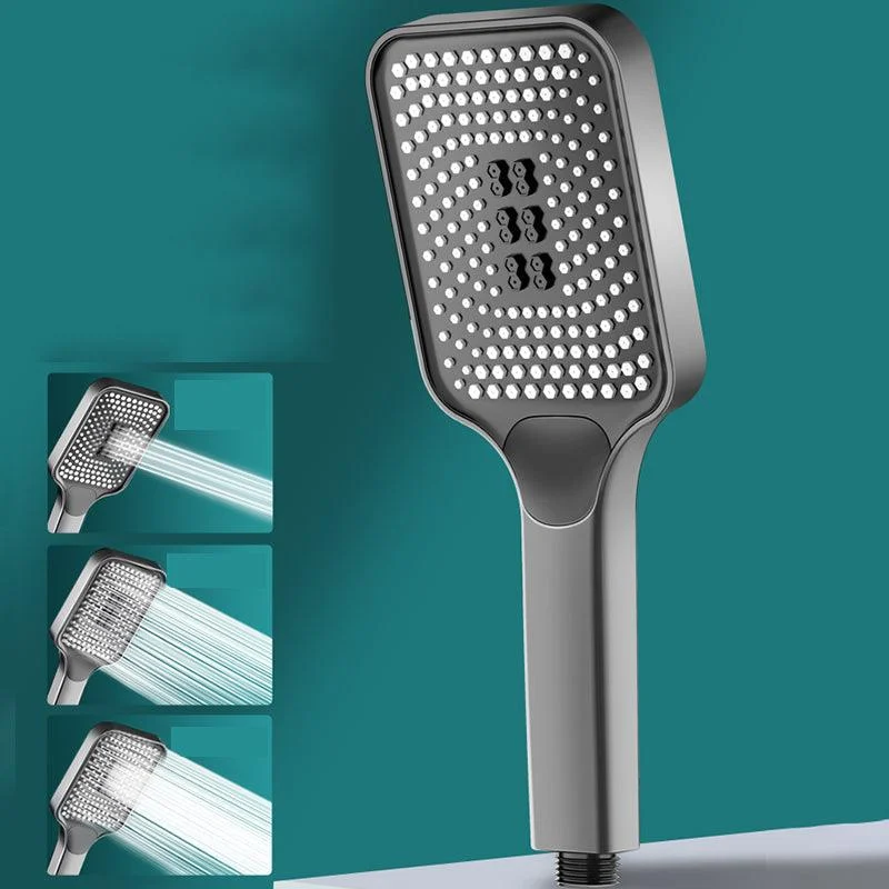 Modern Rectangular Hand Shower Self-Cleaning Wall-Mount Hand Shower -Bathlova