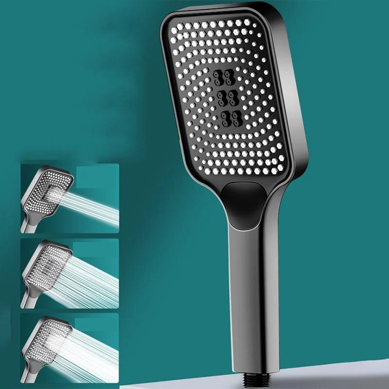 Modern Rectangular Hand Shower Self-Cleaning Wall-Mount Hand Shower -Bathlova