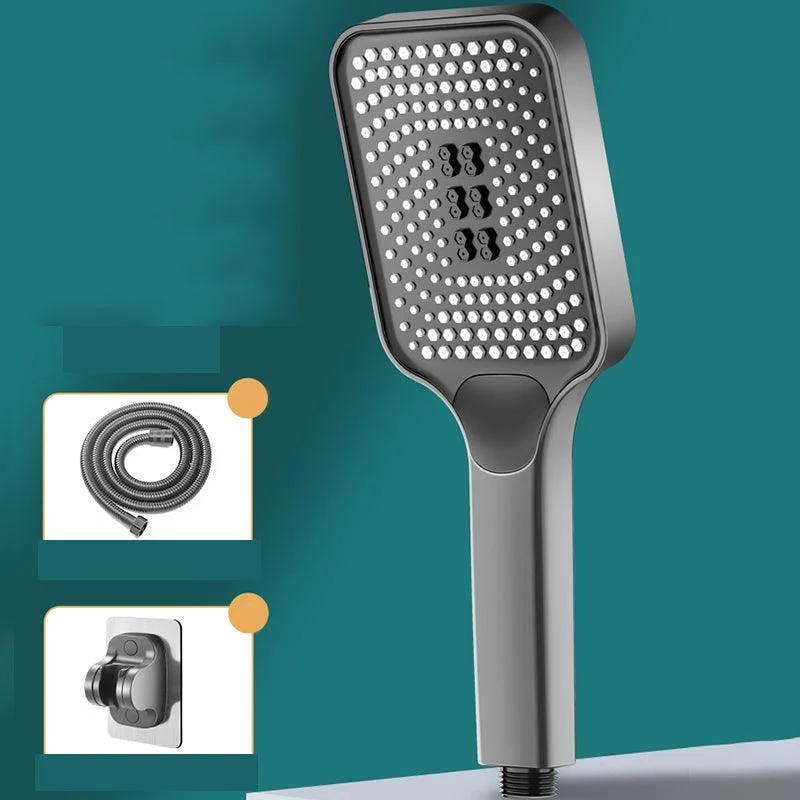 Modern Rectangular Hand Shower Self-Cleaning Wall-Mount Hand Shower -Bathlova