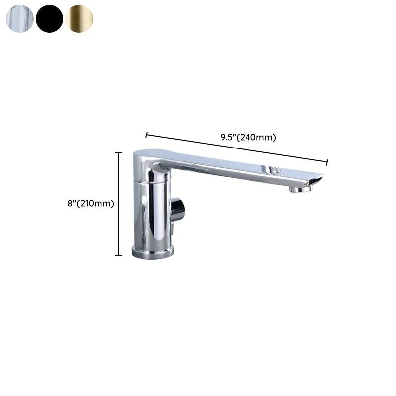 Modern Roman Tub Taps Solid Color Deck Mounted Bathroom Tap -Bathlova