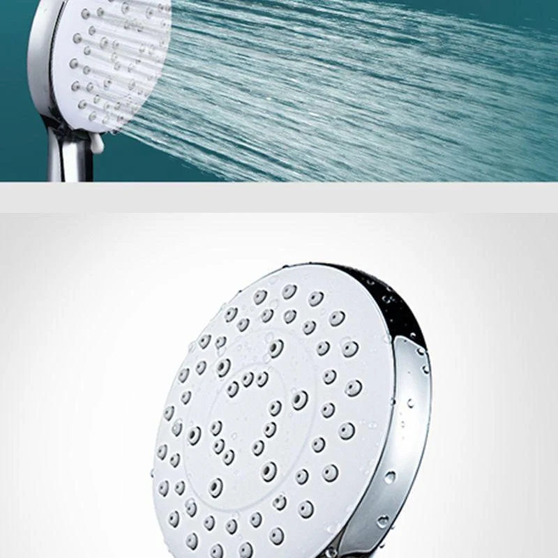 Modern Round Hand Shower 3 Sprays Pattern Wall-Mount Hand Shower -Bathlova