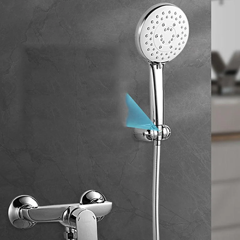 Modern Round Hand Shower 3 Sprays Pattern Wall-Mount Hand Shower -Bathlova