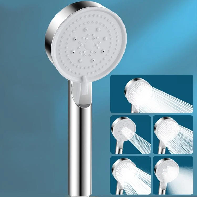 Modern Round Hand Shower Medium Flow 5 Sprays Wall-Mount Hand Shower -Bathlova