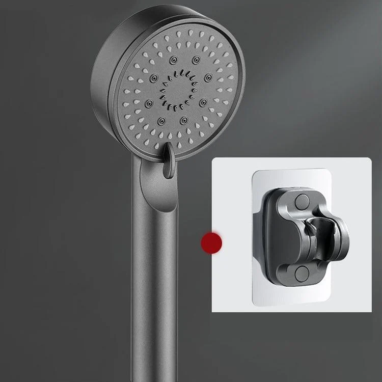 Modern Round Hand Shower Medium Flow 5 Sprays Wall-Mount Hand Shower -Bathlova