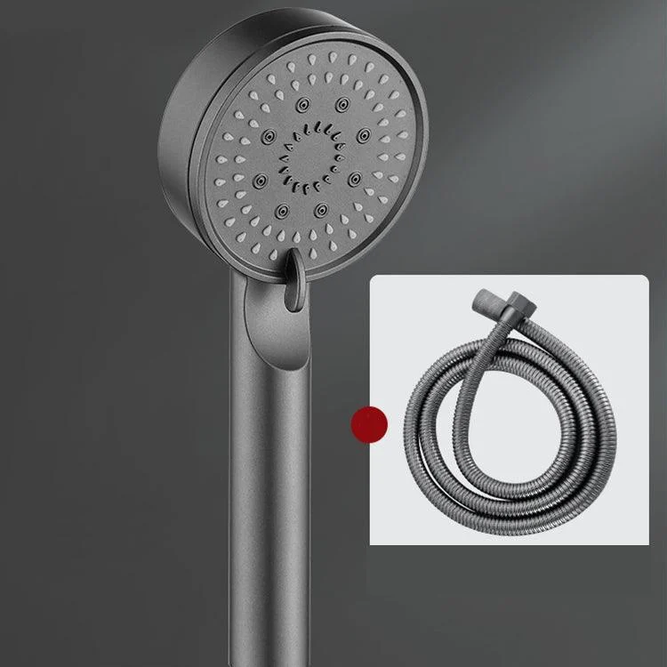 Modern Round Hand Shower Medium Flow 5 Sprays Wall-Mount Hand Shower -Bathlova