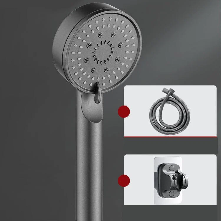 Modern Round Hand Shower Medium Flow 5 Sprays Wall-Mount Hand Shower -Bathlova