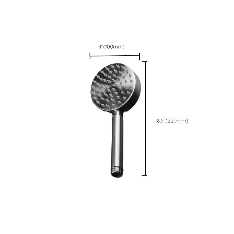 Modern Round Shower Head 304 Stainless Steel Handheld Shower Head -Bathlova