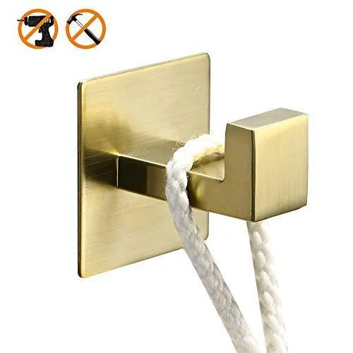 Modern Screwed Bathroom Square Towel Hook -Bathlova