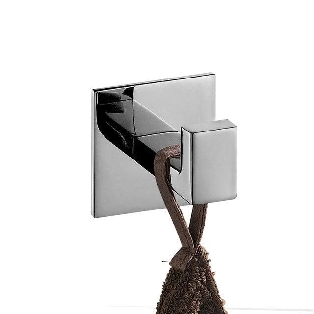 Modern Screwed Bathroom Square Towel Hook -Bathlova