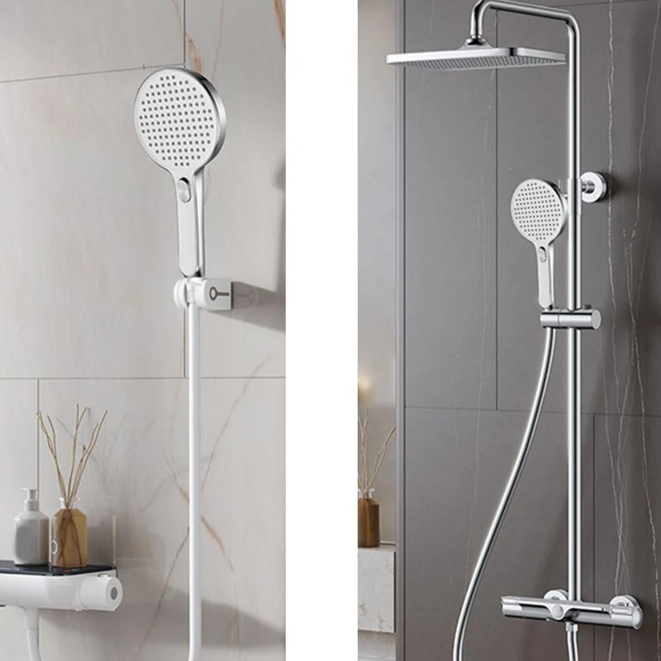 Modern Self-Cleaning Hand Shower Adjustable Spray Pattern Wall-Mount Hand Shower -Bathlova