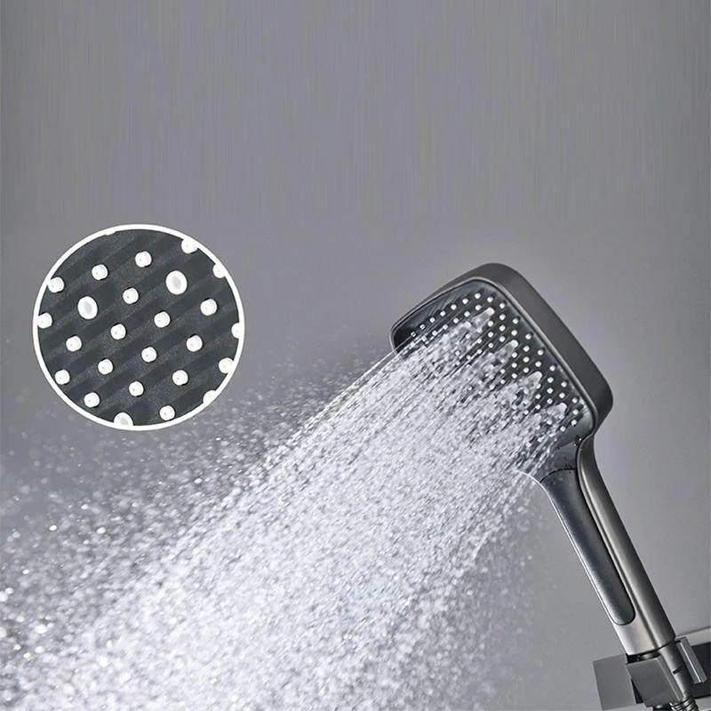 Modern Shower Combo Brass Adjustable Shower Head Temperature Control Shower System -Bathlova