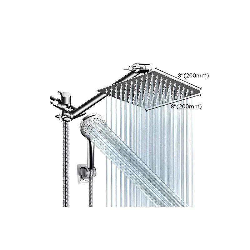 Modern Shower Combo Spray 5 Setting Patterns Hand Shower with Large Shower Head -Bathlova