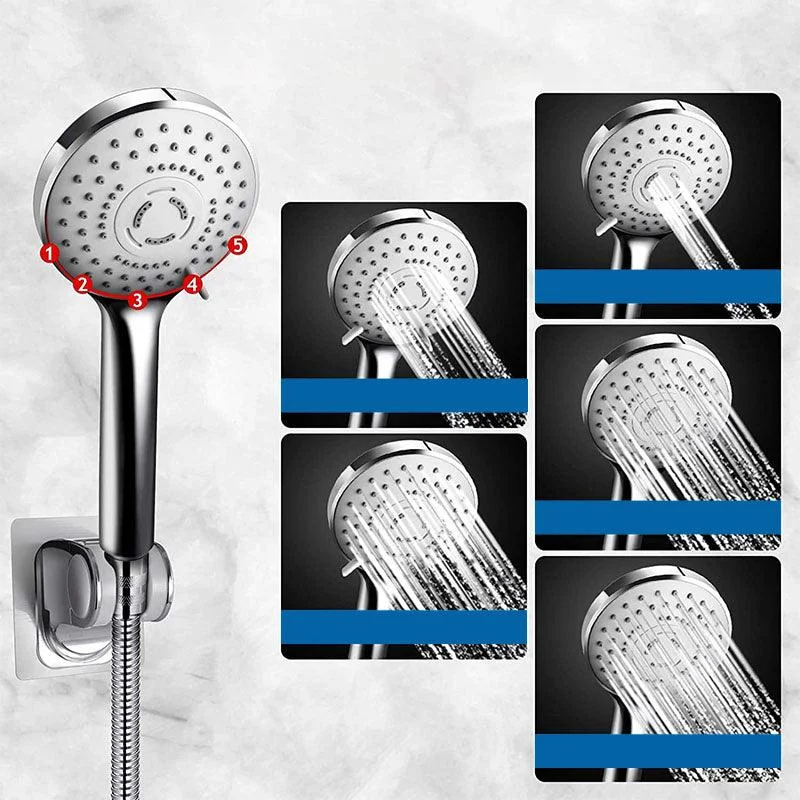 Modern Shower Combo Spray 5 Setting Patterns Hand Shower with Large Shower Head -Bathlova