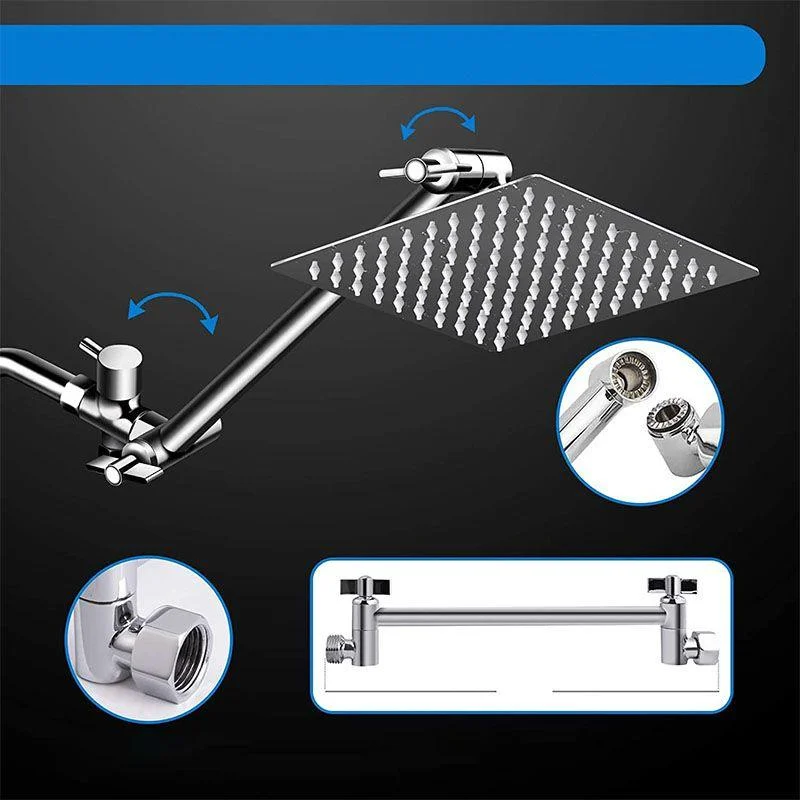 Modern Shower Combo Spray 5 Setting Patterns Hand Shower with Large Shower Head -Bathlova