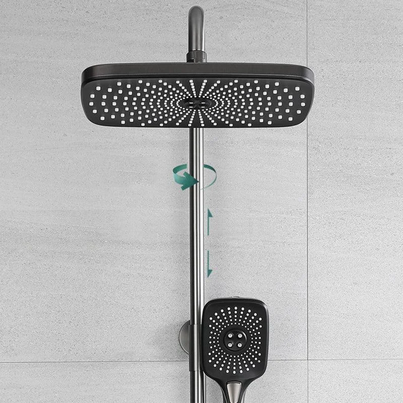 Modern Shower Head Combo Brass Thermostatic Handheld Shower Head Shower Combo -Bathlova