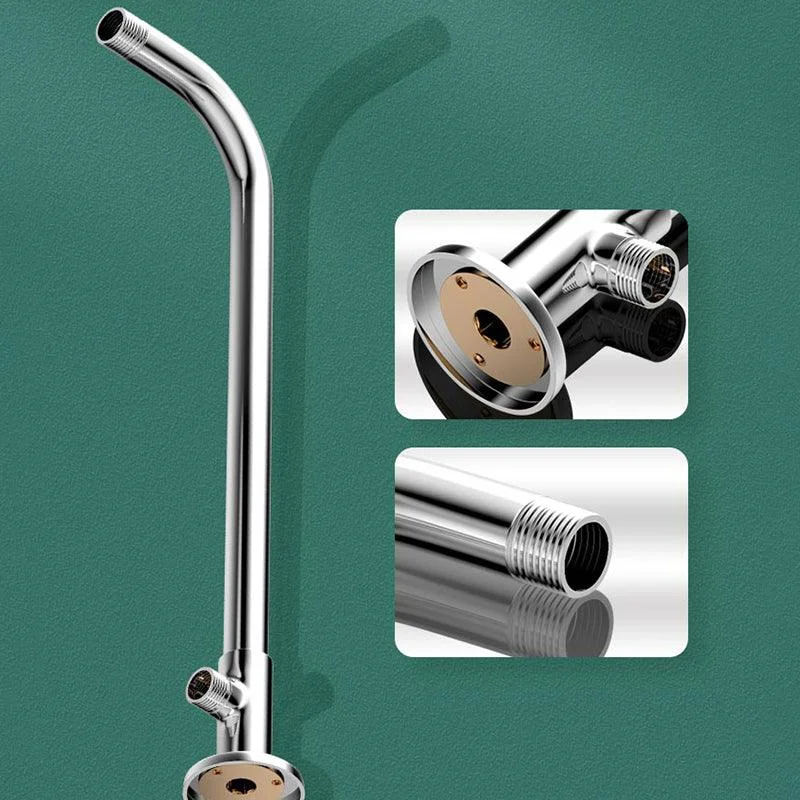 Modern Shower Head Combo Dual Shower Head Polished Stainless Steel Wall-Mount Shower Head -Bathlova