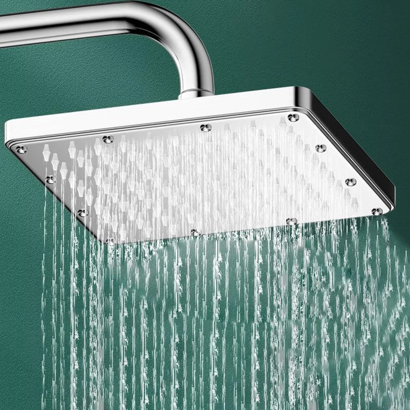 Modern Shower Head Combo Dual Shower Head Polished Stainless Steel Wall-Mount Shower Head -Bathlova