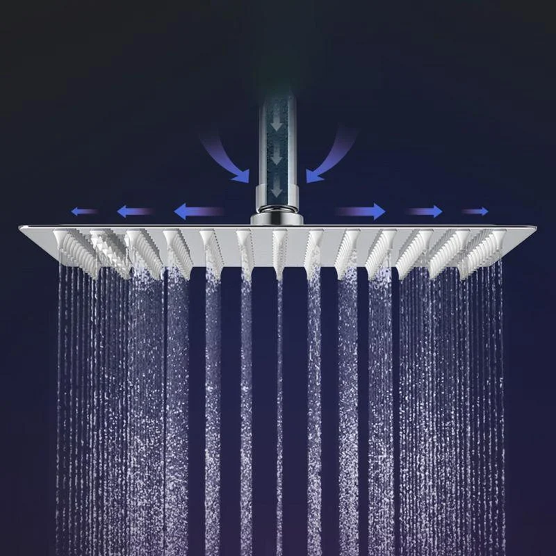 Modern Shower Head Combo Dual Shower Head Stainless Steel Wall-Mount Shower Head -Bathlova