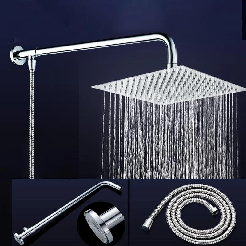 Modern Shower Head Combo Dual Shower Head Stainless Steel Wall-Mount Shower Head -Bathlova