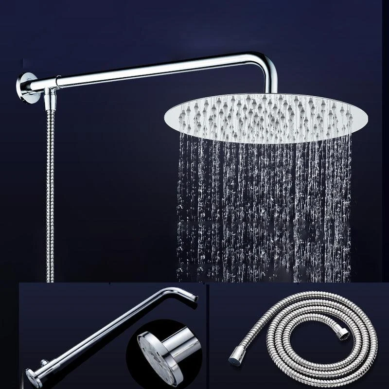 Modern Shower Head Combo Dual Shower Head Stainless Steel Wall-Mount Shower Head -Bathlova