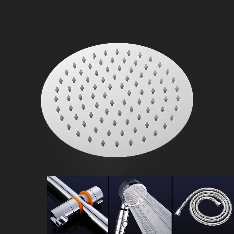 Modern Shower Head Combo Dual Shower Head Stainless Steel Wall-Mount Shower Head -Bathlova