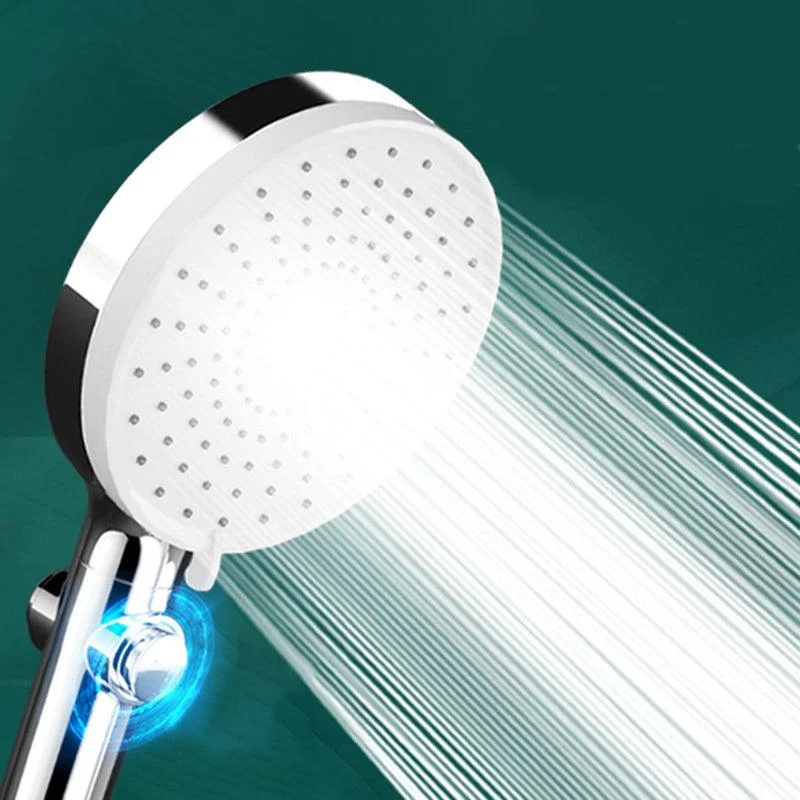 Modern Shower Head Handheld Plastic Round Self-cleaning Shower Head -Bathlova