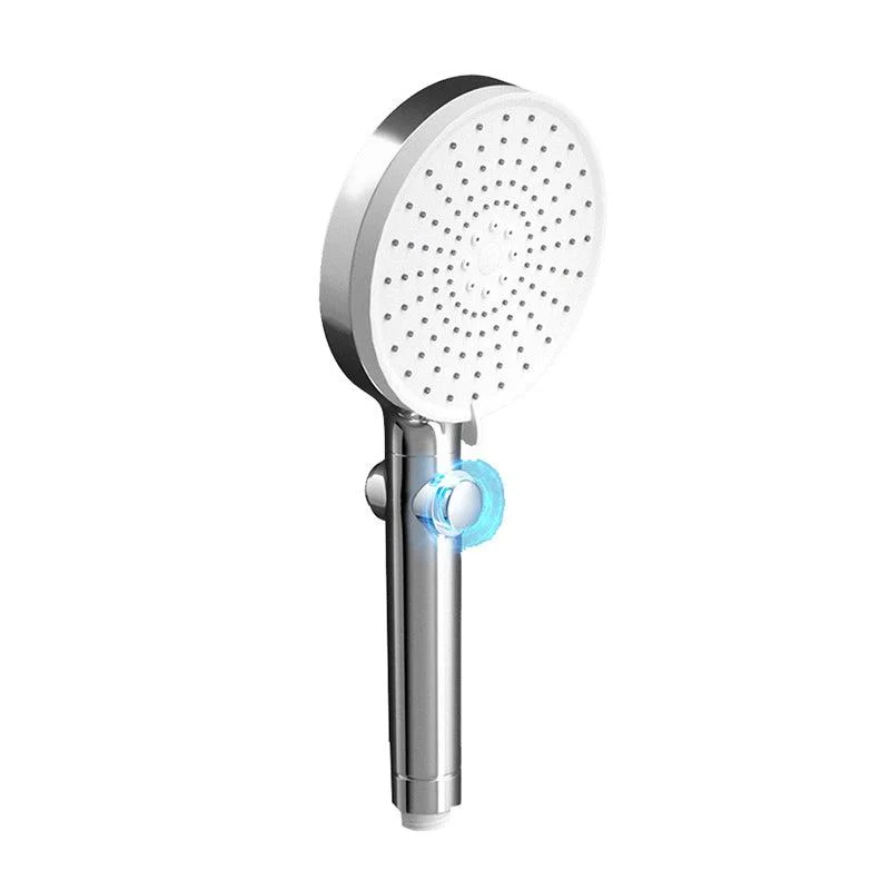 Modern Shower Head Handheld Plastic Round Self-cleaning Shower Head -Bathlova