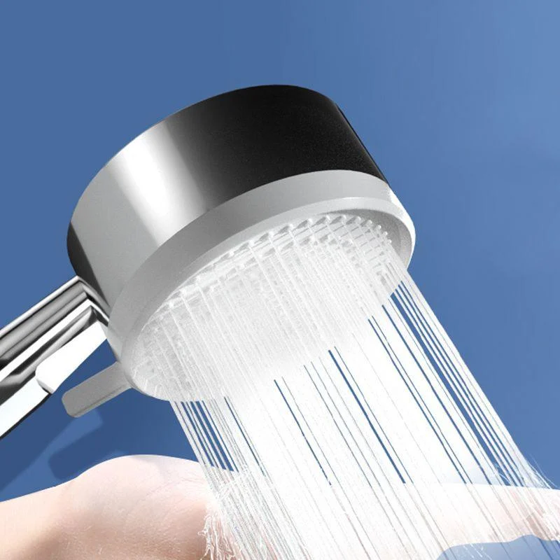 Modern Shower Head Handheld Round Plastic Self-cleaning Shower Head -Bathlova