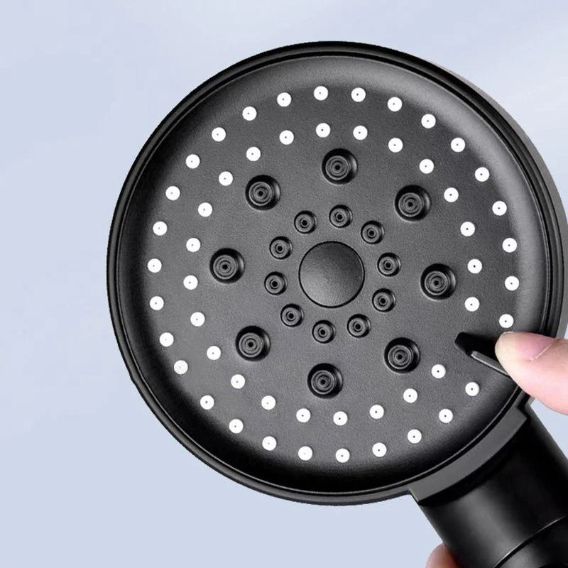 Modern Shower Head Handheld Round Plastic Self-cleaning Shower Head -Bathlova