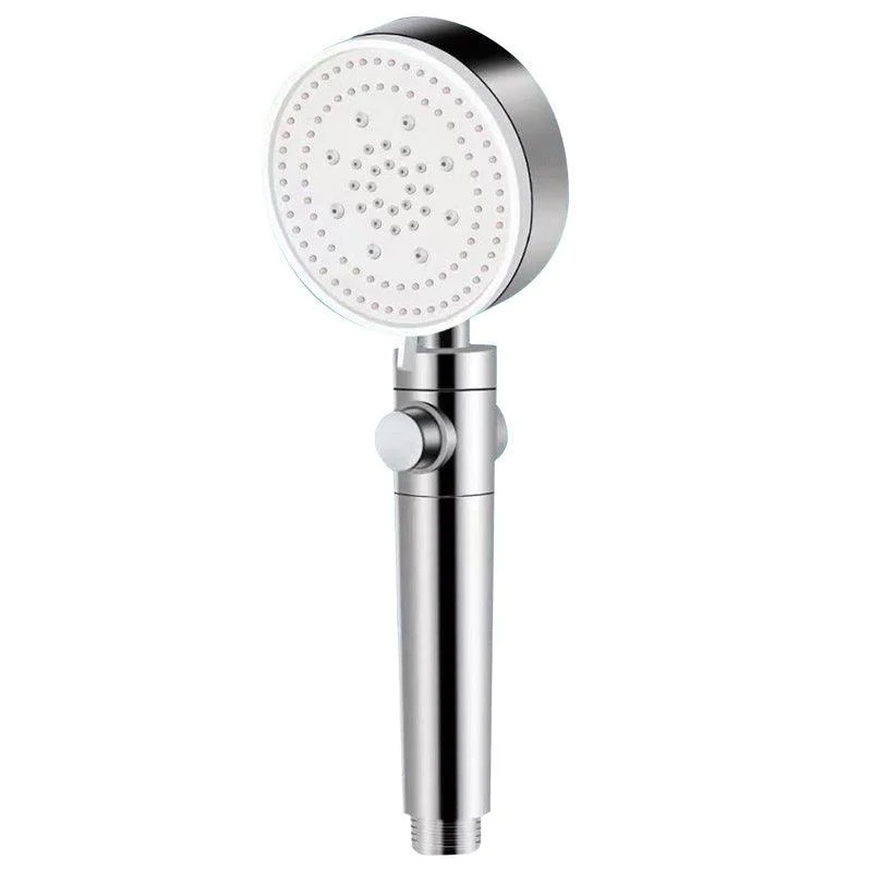 Modern Shower Head Handheld Round Plastic Self-cleaning Shower Head -Bathlova