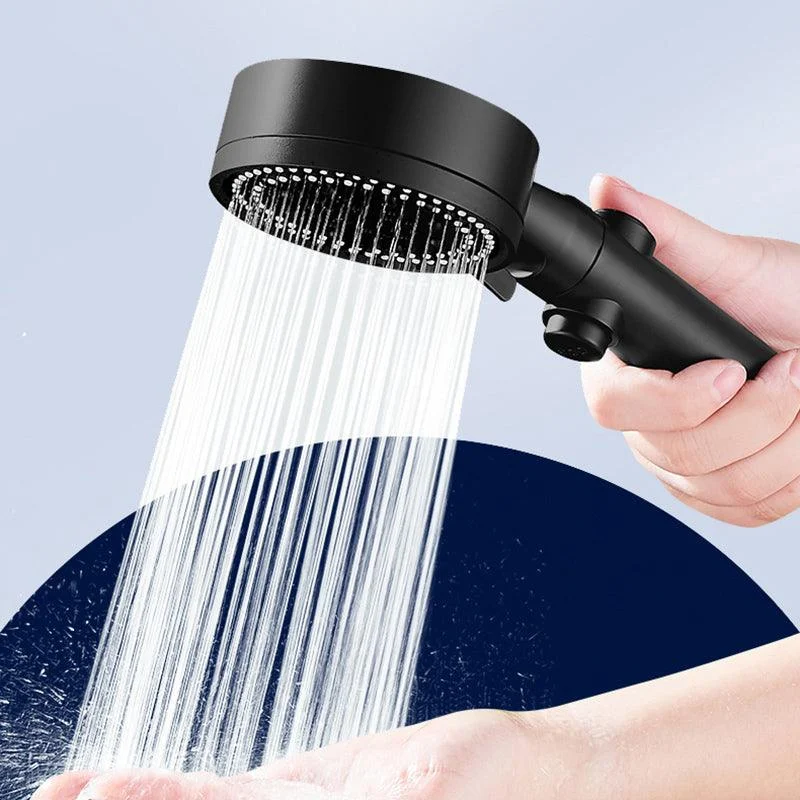 Modern Shower Head Handheld Round Plastic Self-cleaning Shower Head -Bathlova