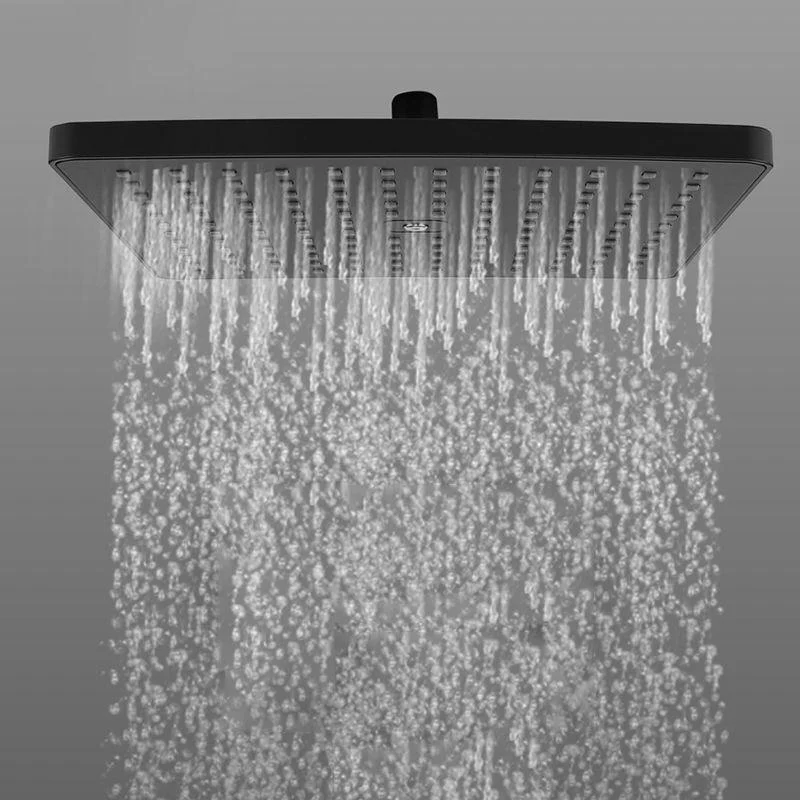 Modern Shower Head Rain Fall Fixed Shower Head Square Rain Fall Hand Shower -Bathlova