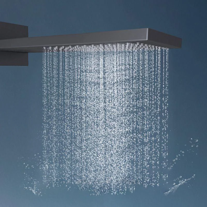 Modern Shower Set Adjustable Shower Head Wall Mounted Shower System -Bathlova