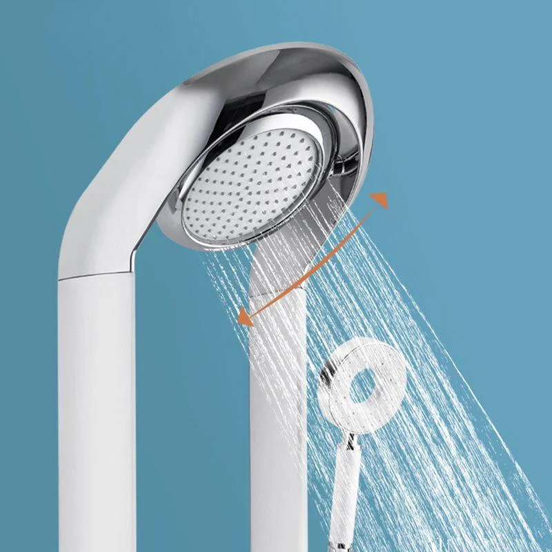 Modern Shower Set Dual Shower Head Slide Bar Thermostatic Wall Mounted Shower System -Bathlova