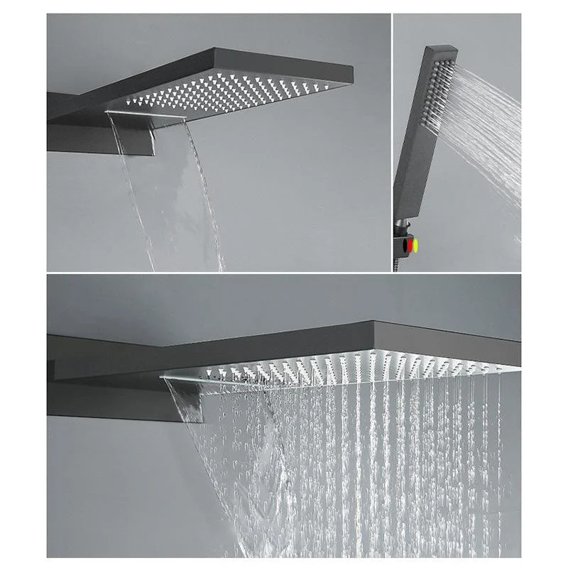 Modern Shower Set Handheld Shower Head Wall Mounted Shower System -Bathlova