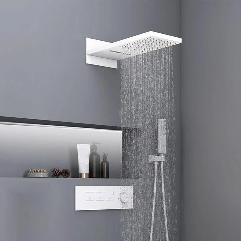 Modern Shower Set Handheld Shower Head Wall Mounted Shower System -Bathlova