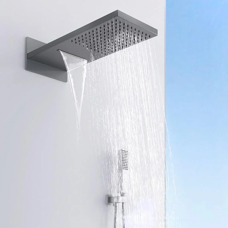 Modern Shower Set Handheld Shower Head Wall Mounted Shower System -Bathlova