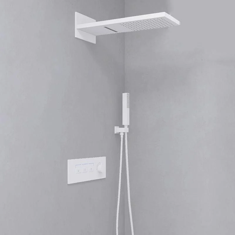 Modern Shower Set Handheld Shower Head Wall Mounted Shower System -Bathlova