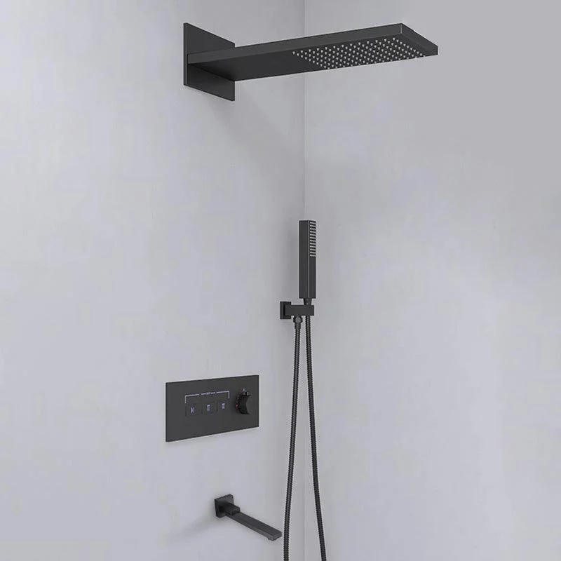 Modern Shower Set Handheld Shower Head Wall Mounted Shower System -Bathlova