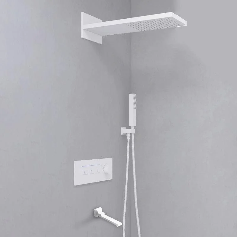 Modern Shower Set Handheld Shower Head Wall Mounted Shower System -Bathlova