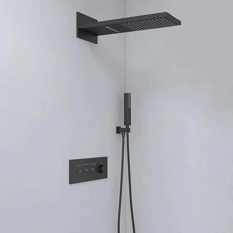 Modern Shower Set Handheld Shower Head Wall Mounted Shower System -Bathlova