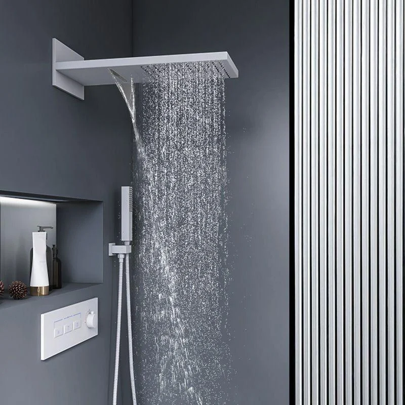 Modern Shower Set Handheld Shower Head Wall Mounted Shower System -Bathlova