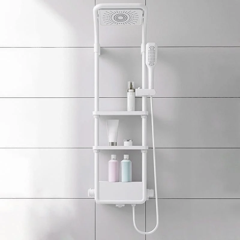 Modern Shower Set Slide Bar Adjustable Shower Head Wall Mounted Shower System -Bathlova