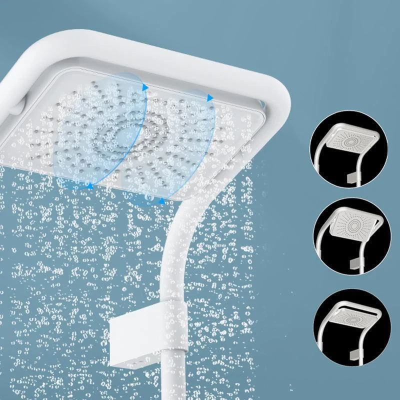 Modern Shower Set Slide Bar Adjustable Shower Head Wall Mounted Shower System -Bathlova