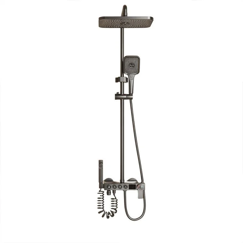 Modern Shower Set Solid Color Valve Included Bath Tub and Shower Head Set -Bathlova