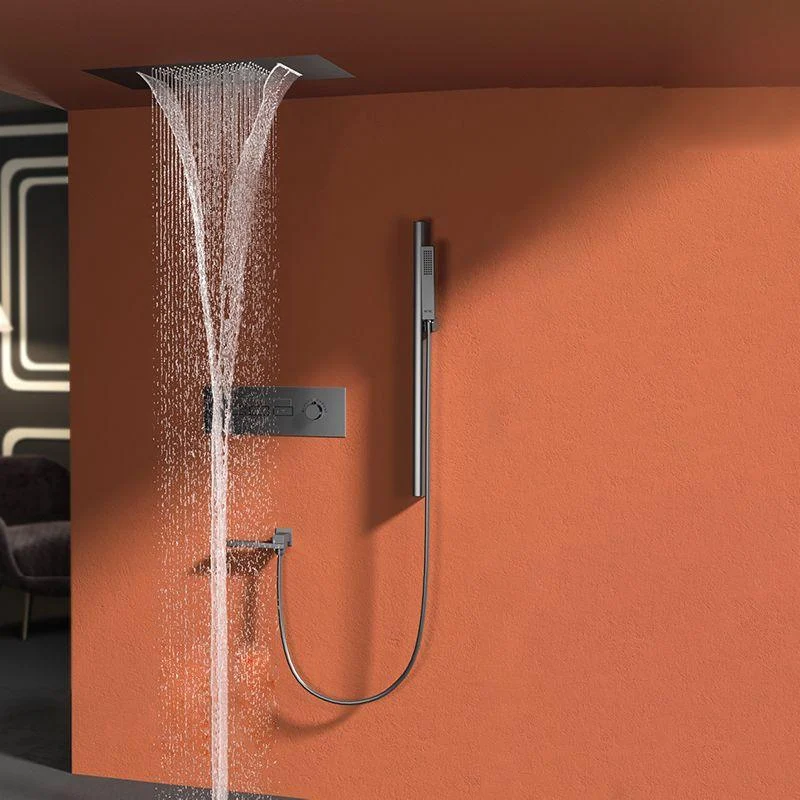 Modern Shower Set Thermostatic Ceiling Mounted Shower System -Bathlova